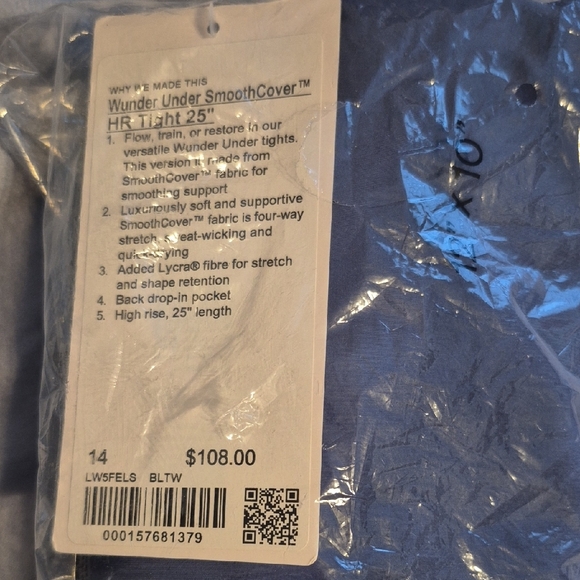 lululemon athletica Blue Twill 25" - Picture 3 of 3